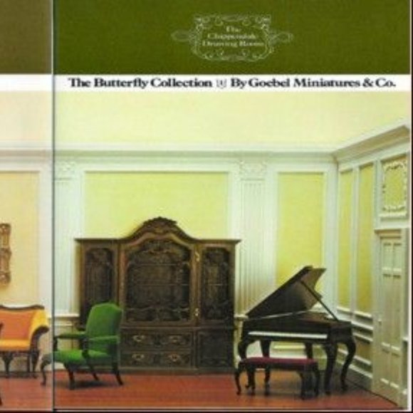 Chippendale Goebel Sofa Dollhouse Miniature 1:12 Scale - Picture 12 of 12